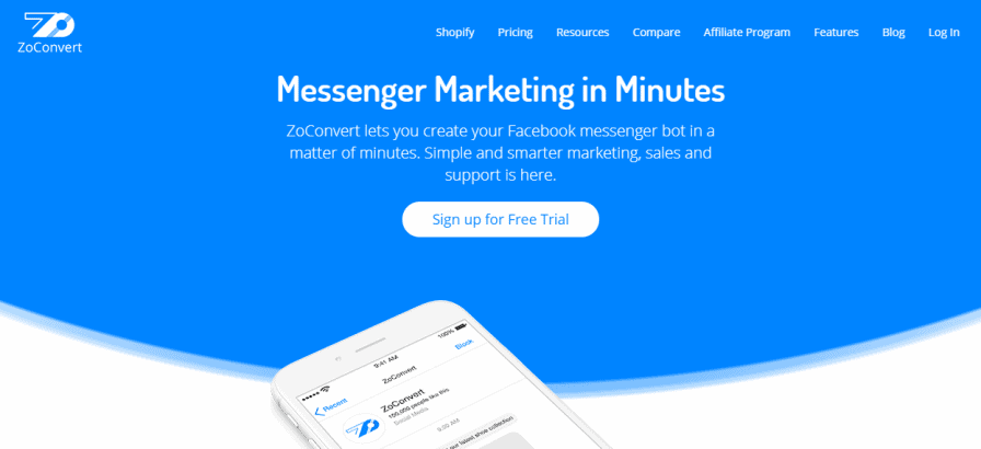 ZoConvert - messenger marketing tool