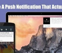 web push notifications feature