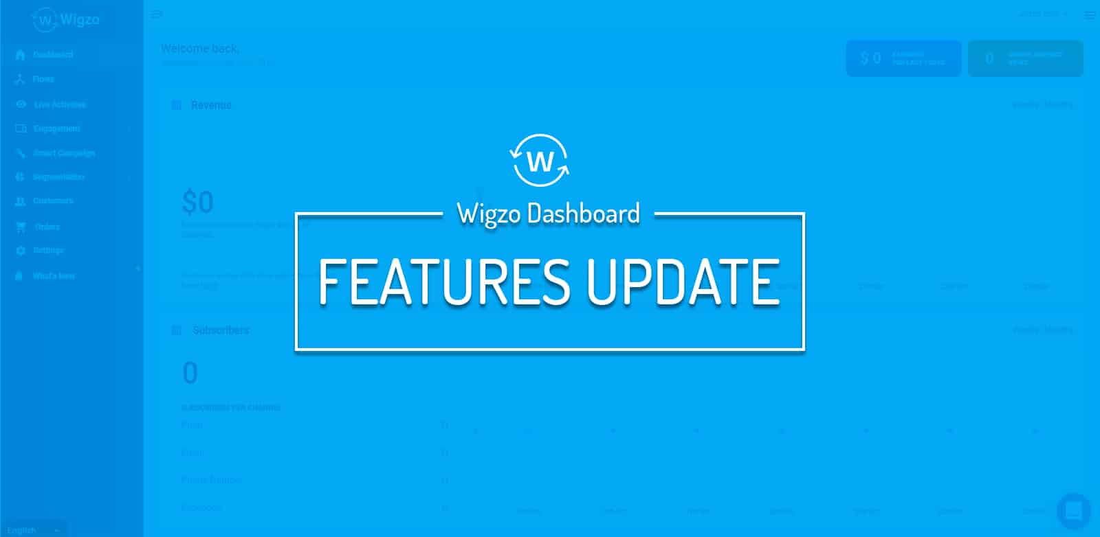 New Features Update of Wigzo