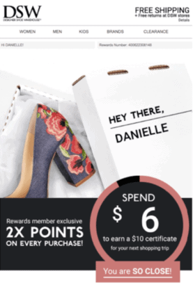 DSW's gifts