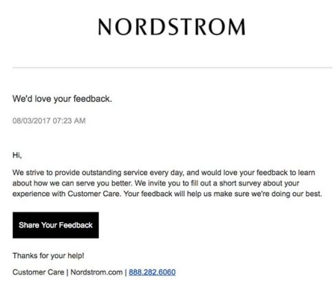 Nordstrom-Feedback-Email